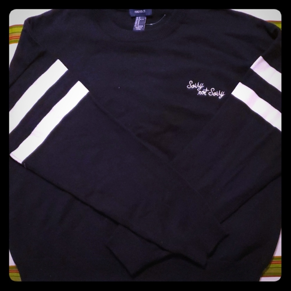 NWOT Navy sweat